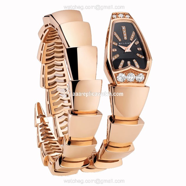Bvlgari SPP26BGD1GD.1T Serpenti Ladies Quartz 18kt Pink Gold watch Bvlgari SPP26BGD1GD.1T Serpenti Ladies Quartz 18kt Pink Gold watch