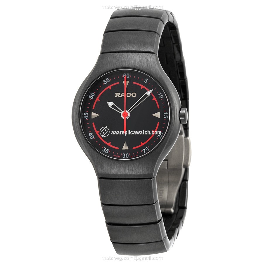 Rado R27678152 TRUE Ladies Quartz Platinium Black-tone Ceramic watch Rado R27678152 TRUE Ladies Quartz Platinium Black-tone Ceramic watch