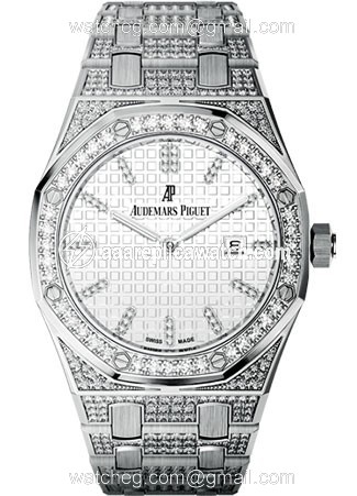 Audemars Piguet 67652BC.ZZ.1262BC.01 Royal Oak Ladies Quartz 18 kt White Gold watch Audemars Piguet 67652BC.ZZ.1262BC.01 Royal Oak Ladies Quartz 18 kt White Gold watch
