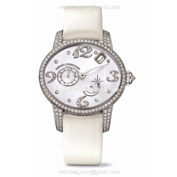 Girard Perregaux 80480D53P762-KK7A Cats Eye Ladies Automatic 18kt White Gold Case Set with Diamonds watch Girard Perregaux 80480D53P762-KK7A Cats Eye Ladies Automatic 18kt White Gold Case Set with Diamonds watch