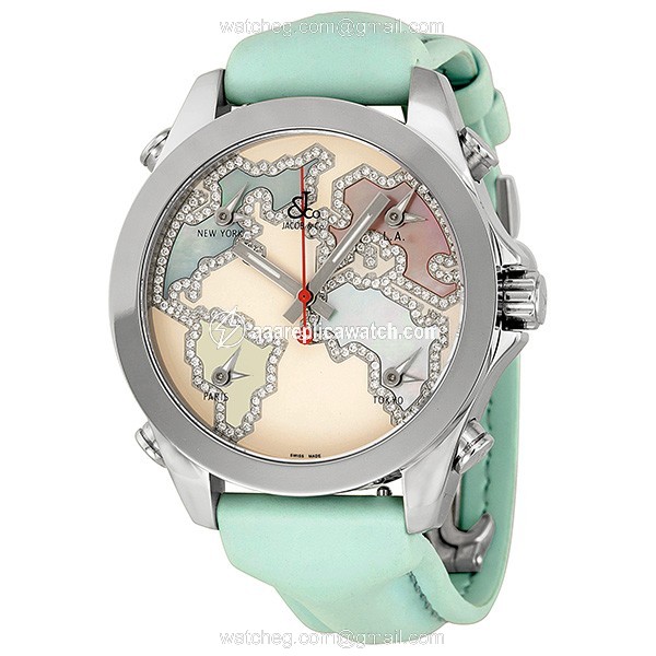 Jacob Co. JCM125 Five Time Zone Unisex Quartz Stainless Steel watch Jacob Co. JCM125 Five Time Zone Unisex Quartz Stainless Steel watch