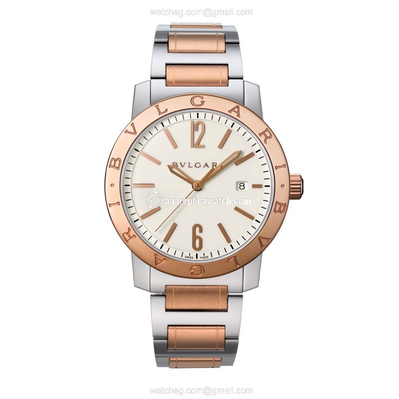 Bvlgari 102053 Mens Automatic Stainless Steel & 18kt Pink Gold watch Bvlgari 102053 Mens Automatic Stainless Steel & 18kt Pink Gold watch