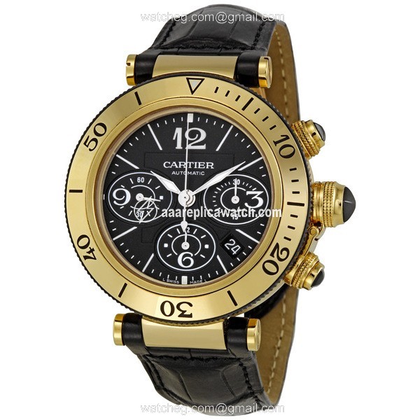 Cartier W3030017 Pasha de Cartier Mens Automatic 18k Yellow Gold watch Cartier W3030017 Pasha de Cartier Mens Automatic 18k Yellow Gold watch