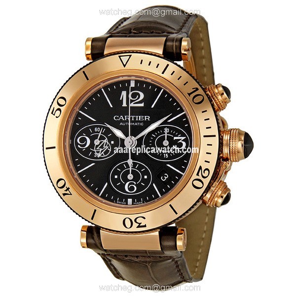 Cartier W3030018 Pasha de Cartier Mens Automatic 18kt Rose Gold watch Cartier W3030018 Pasha de Cartier Mens Automatic 18kt Rose Gold watch