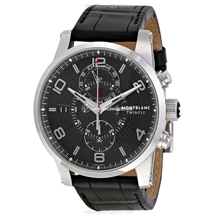 Montblanc 105077 Timewalker Mens Automatic Stainless Steel watch Montblanc 105077 Timewalker Mens Automatic Stainless Steel watch