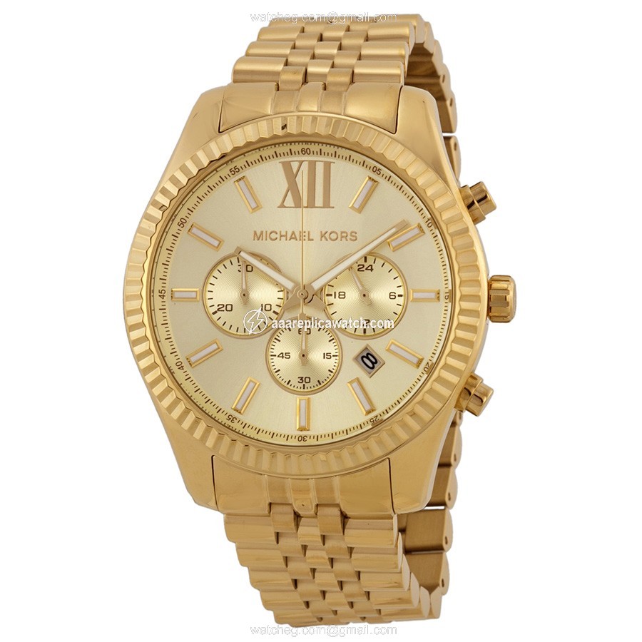 Michael Kors MK8281 Lexington Mens Quartz Gold-tone Stainless Steel watch Michael Kors MK8281 Lexington Mens Quartz Gold-tone Stainless Steel watch
