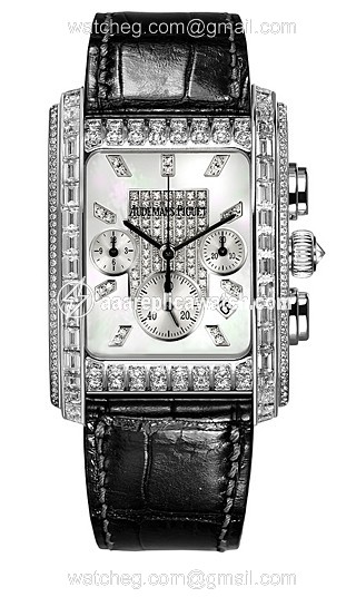 Audemars Piguet 25952BC.ZZ.D001CR.01 Edward Piguet Mens Automatic 18 kt White Gold case set with diamonds watch Audemars Piguet 25952BC.ZZ.D001CR.01 Edward Piguet Mens Automatic 18 kt White Gold case set with diamonds watch