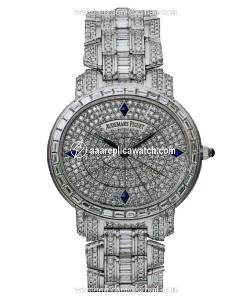 Audemars Piguet 15109BC.ZZ.8041BC.01 Millenary Mens Automatic 18 kt White Gold set with diamonds watch Audemars Piguet 15109BC.ZZ.8041BC.01 Millenary Mens Automatic 18 kt White Gold set with diamonds watch