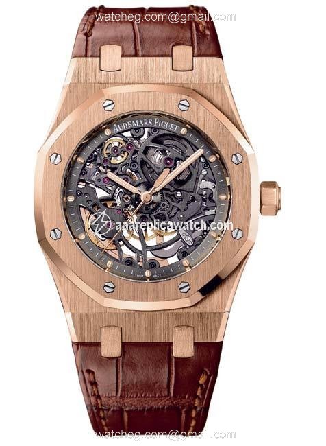 Audemars Piguet 15305OR.OO.D088CR.01 Royal Oak Mens Automatic 18 kt ose Gold watch Audemars Piguet 15305OR.OO.D088CR.01 Royal Oak Mens Automatic 18 kt ose Gold watch