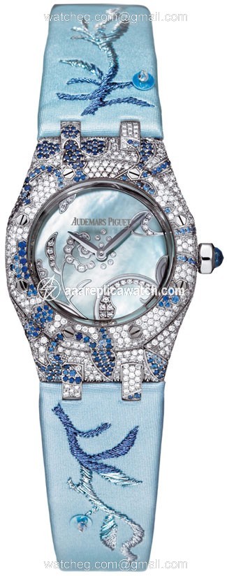 Audemars Piguet 67608BC.ZS.D022SU.01 Royal Oak Ladies Quartz 18 kt White Gold watch Audemars Piguet 67608BC.ZS.D022SU.01 Royal Oak Ladies Quartz 18 kt White Gold watch