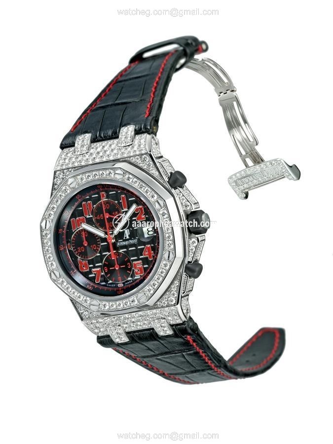 Audemars Piguet 26191BC.ZZ.D002CR.01 Royal Oak Offshore Mens Automatic 18 kt White Gold watch Audemars Piguet 26191BC.ZZ.D002CR.01 Royal Oak Offshore Mens Automatic 18 kt White Gold watch