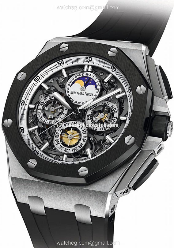 Audemars Piguet 26571IO.OO.A002CA.01 Royal Oak Offshore Mens Automatic Titanium and Black Ceramic watch Audemars Piguet 26571IO.OO.A002CA.01 Royal Oak Offshore Mens Automatic Titanium and Black Ceramic watch