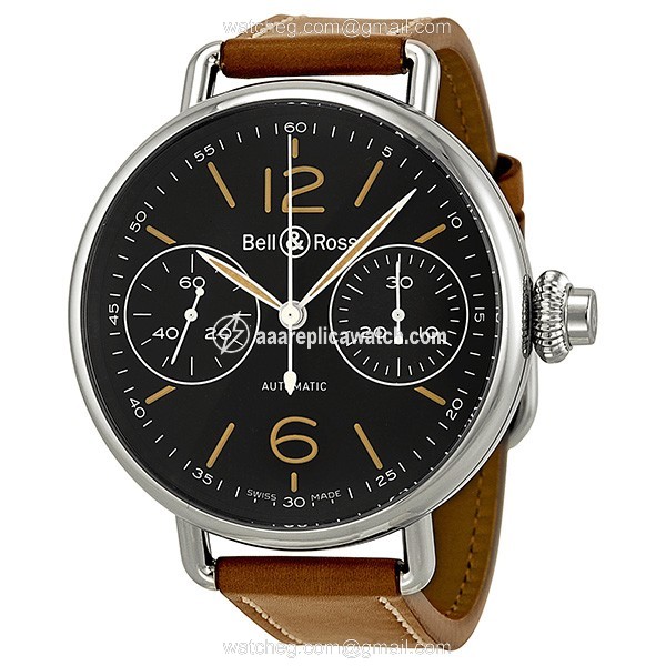 Bell & Ross BRWW1-MONO-HER/S Vintage Mens Automatic Stainless Steel watch Bell & Ross BRWW1-MONO-HER/S Vintage Mens Automatic Stainless Steel watch
