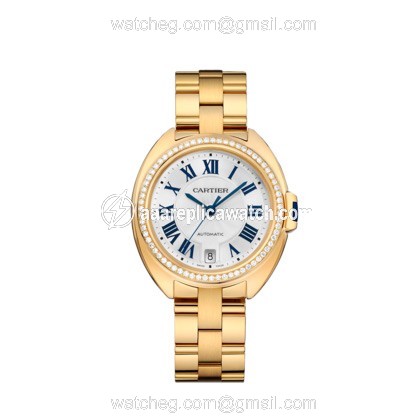 Cartier WJCL0023 Cle Mens Automatic 18K Yellow Gold watch Cartier WJCL0023 Cle Mens Automatic 18K Yellow Gold watch