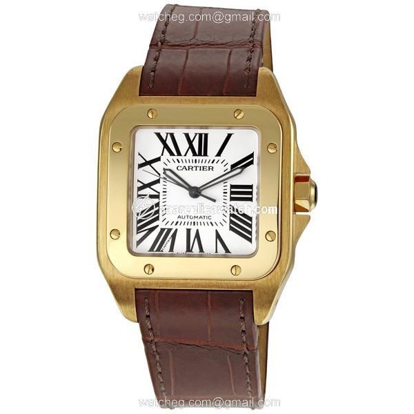Cartier W20071Y1 Santos de Cartier Mens Automatic 18kt Yellow Gold watch Cartier W20071Y1 Santos de Cartier Mens Automatic 18kt Yellow Gold watch