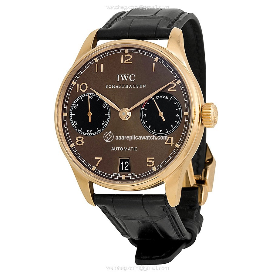 IWC IW500124 Portuguese Mens Automatic 18 kt Rose Gold watch IWC IW500124 Portuguese Mens Automatic 18 kt Rose Gold watch
