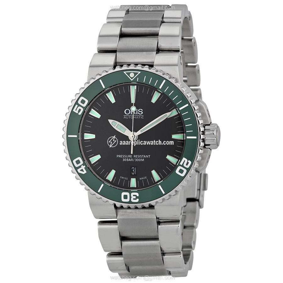 Oris 01 733 7653 4137-07 8 26 01PEB Aquis Mens Automatic Stainless Steel watch Oris 01 733 7653 4137-07 8 26 01PEB Aquis Mens Automatic Stainless Steel watch