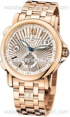 Ulysse Nardin 246-55-8-30 GMT Dual Time Mens Automatic 18kt Rose Gold watch Ulysse Nardin 246-55-8-30 GMT Dual Time Mens Automatic 18kt Rose Gold watch
