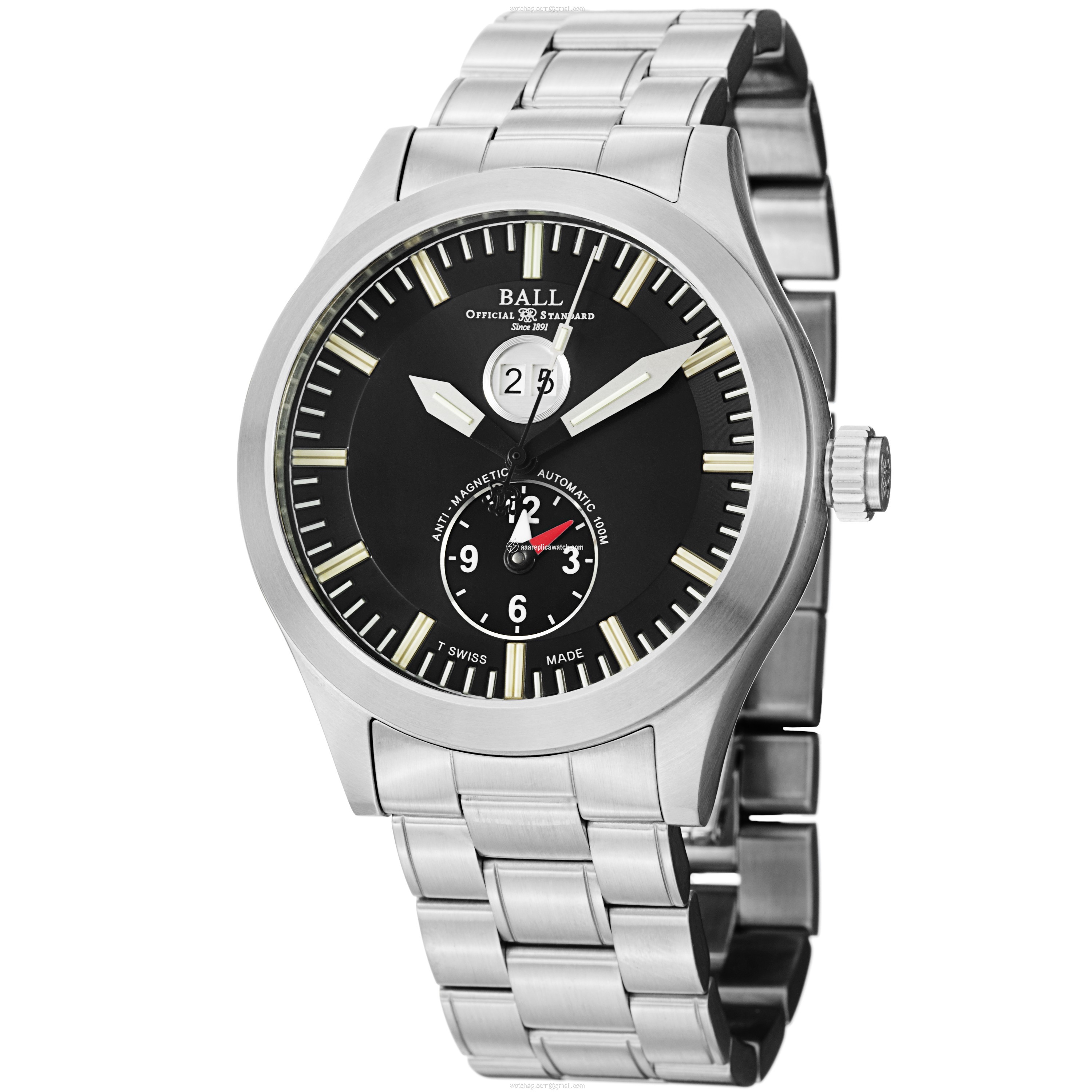 Ball GM2086C-S1-BK Aviator Mens Automatic Stainless Steel watch Ball GM2086C-S1-BK Aviator Mens Automatic Stainless Steel watch