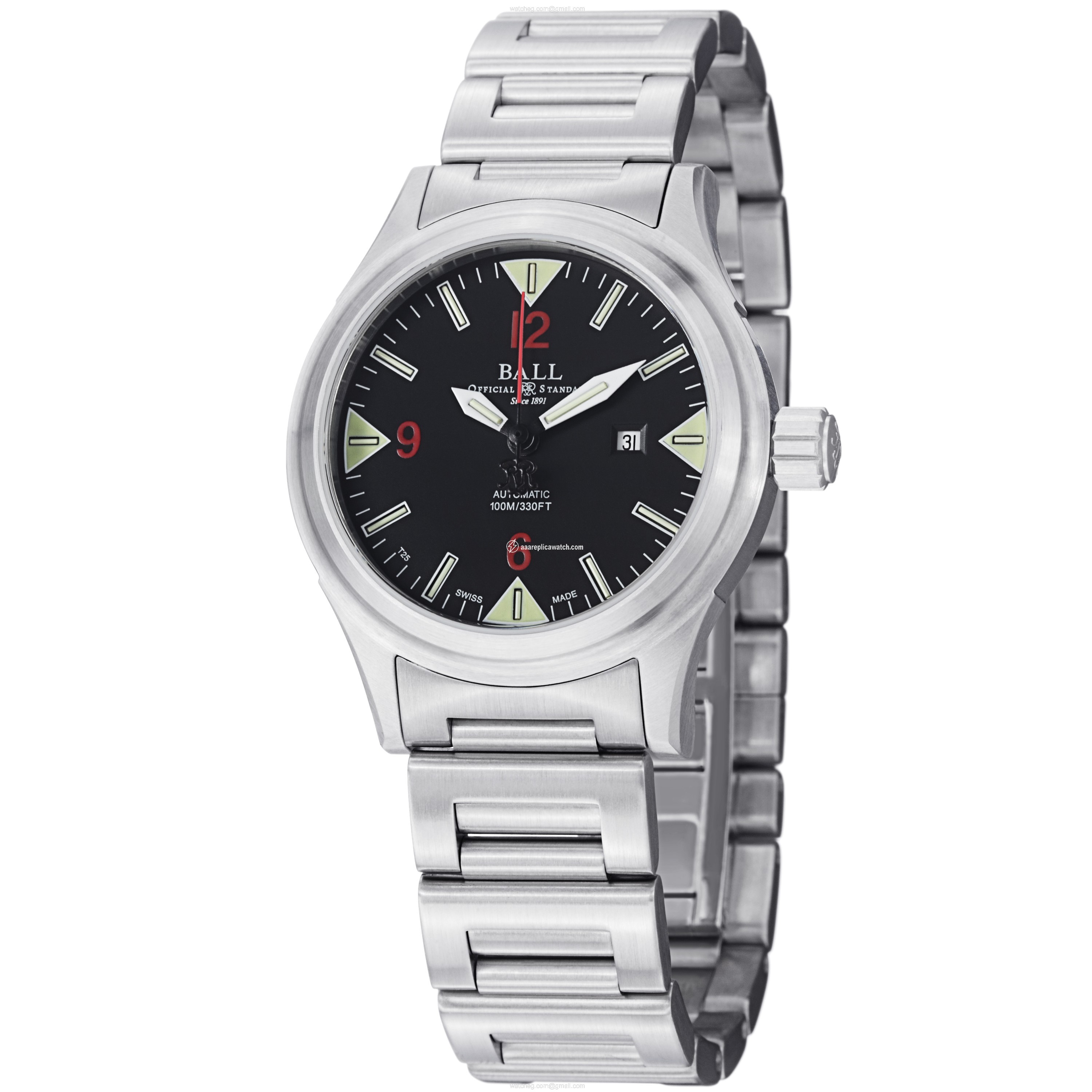 Ball NL2088D-SJ-BKRD Mens Automatic Stainless Steel watch Ball NL2088D-SJ-BKRD Mens Automatic Stainless Steel watch