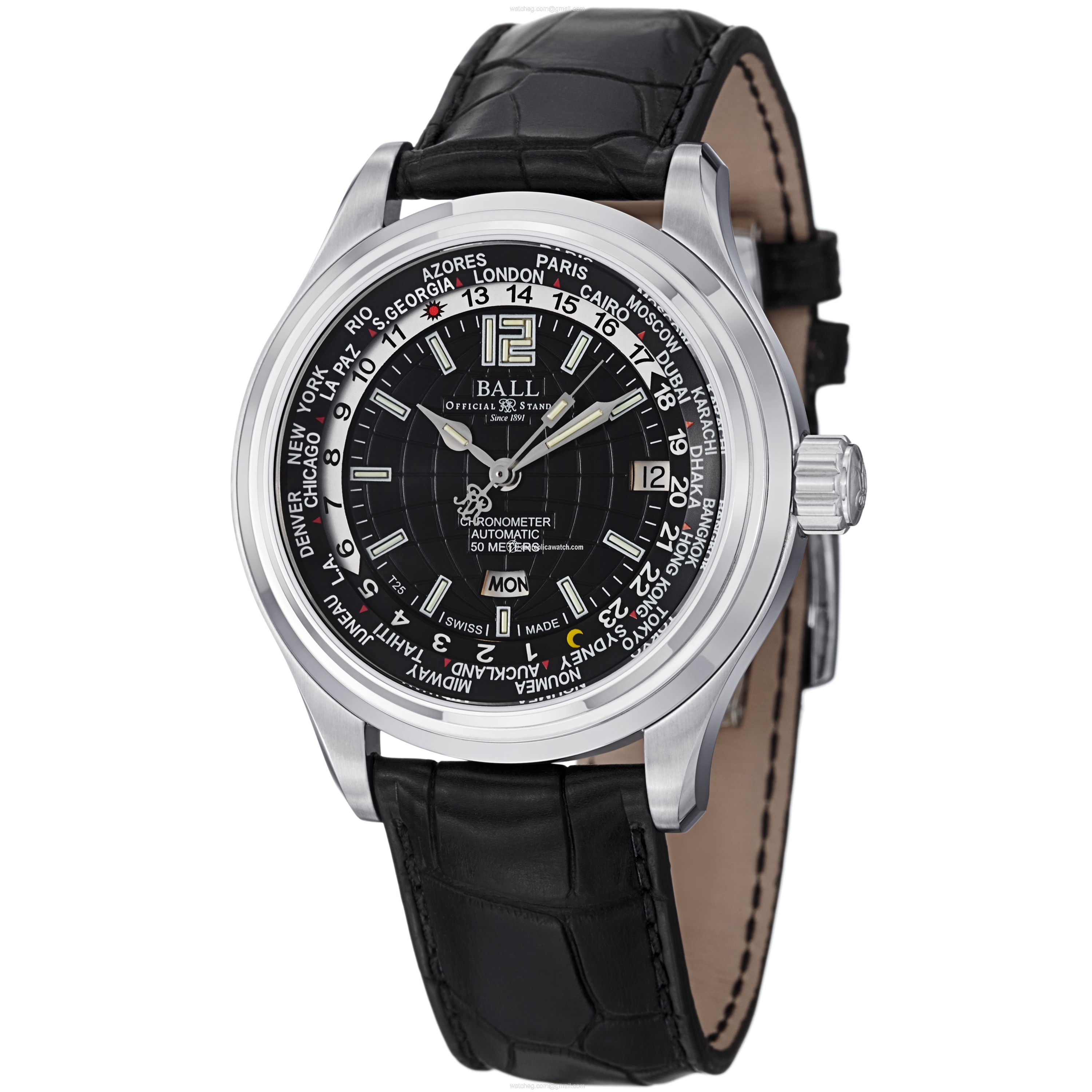 Ball GM1020D-L1FCAJB Trainmaster Mens Automatic Stainless Steel watch Ball GM1020D-L1FCAJB Trainmaster Mens Automatic Stainless Steel watch
