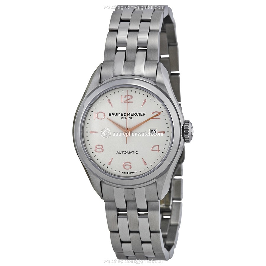 Baume et Mercier 10150 Clifton Ladies Automatic Stainless Steel watch Baume et Mercier 10150 Clifton Ladies Automatic Stainless Steel watch