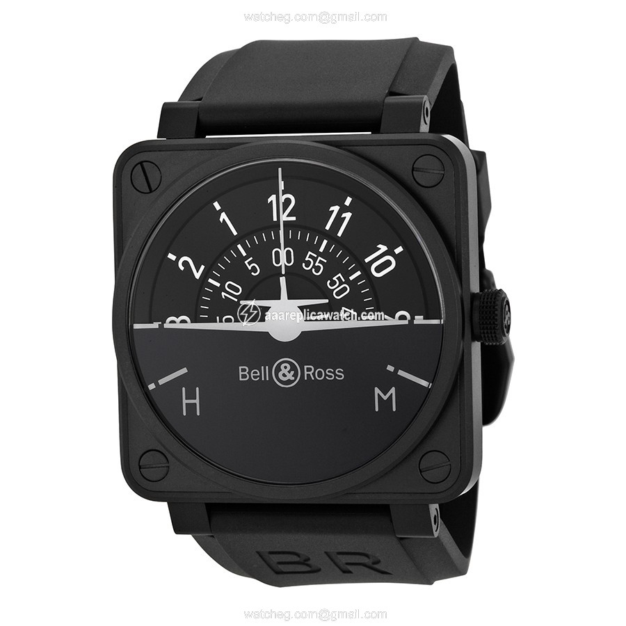 Bell & Ross BR0192-TURNCOOR Aviation Mens Automatic Matte Black PVD Stainless Steel watch Bell & Ross BR0192-TURNCOOR Aviation Mens Automatic Matte Black PVD Stainless Steel watch