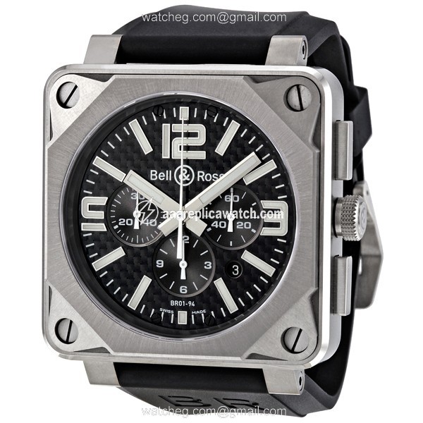 Bell & Ross BR0194-TI-PRO-FIB Aviation Mens Automatic Titanium watch Bell & Ross BR0194-TI-PRO-FIB Aviation Mens Automatic Titanium watch