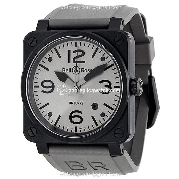 Bell & Ross BR0392-COMMANDO Aviation Mens Automatic Matte Black PVD Stainless Steel watch Bell & Ross BR0392-COMMANDO Aviation Mens Automatic Matte Black PVD Stainless Steel watch