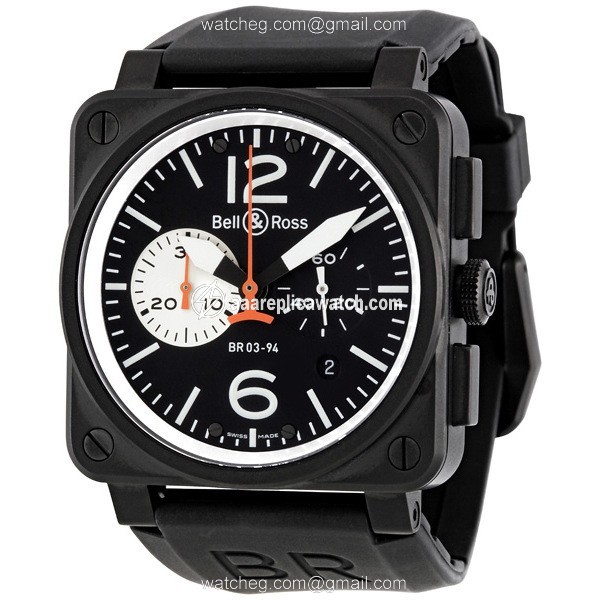 Bell & Ross BR0394-BW Aviation Mens Automatic Black PVD Steel with Matte Black Finish watch Bell & Ross BR0394-BW Aviation Mens Automatic Black PVD Steel with Matte Black Finish watch