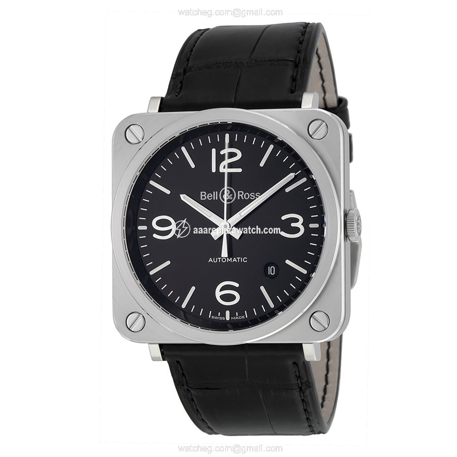 Bell & Ross BRS92-BL-ST Mens Automatic Stainless Steel watch Bell & Ross BRS92-BL-ST Mens Automatic Stainless Steel watch