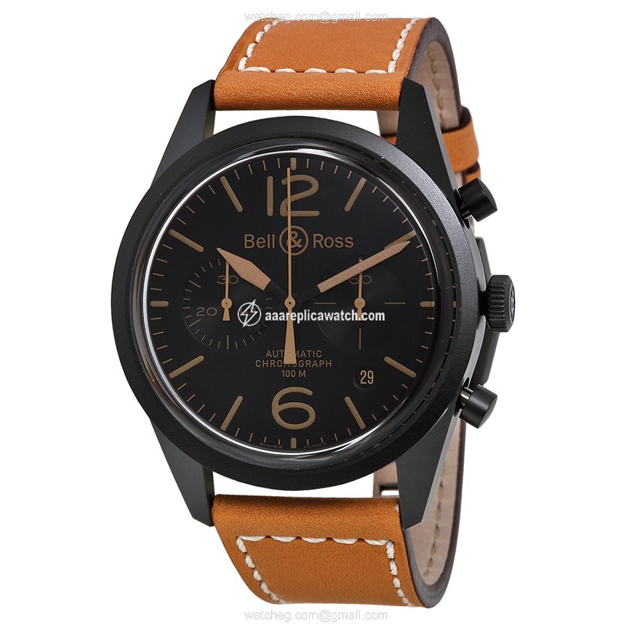 Bell & Ross BR126-HERITAGE Vintage Mens Automatic Black IP Stainless Steel watch Bell & Ross BR126-HERITAGE Vintage Mens Automatic Black IP Stainless Steel watch