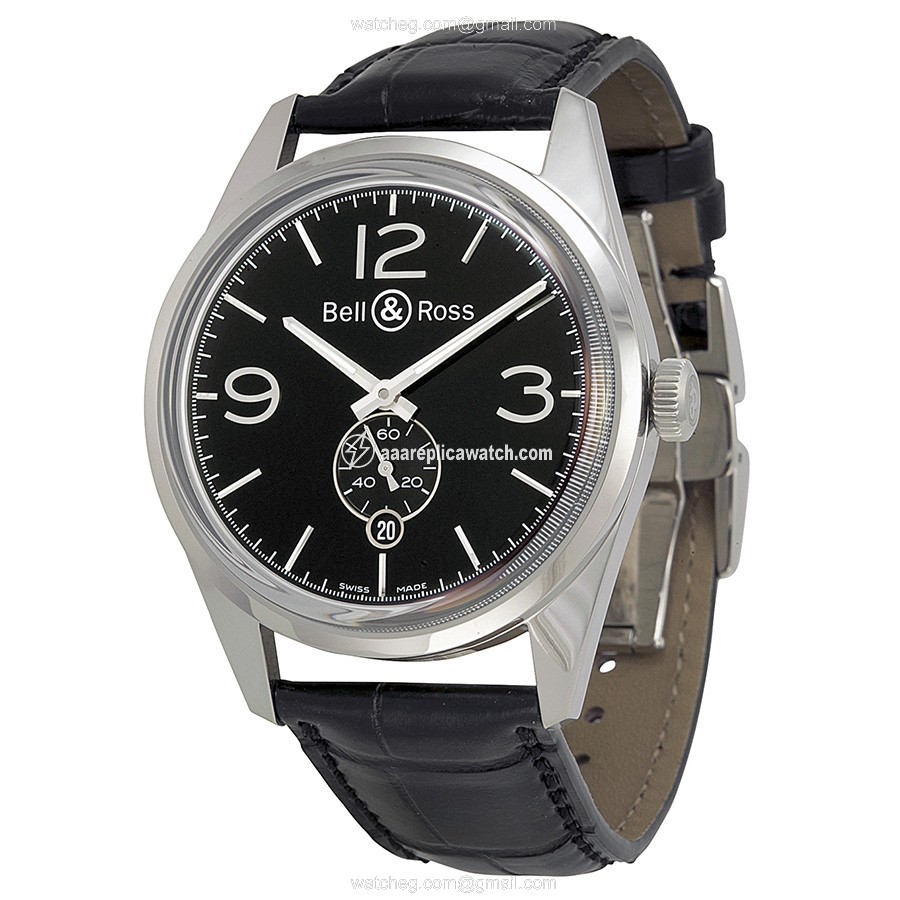 Bell & Ross BRG123-BL-ST-SCR Vintage Mens Automatic Stainless Steel watch Bell & Ross BRG123-BL-ST-SCR Vintage Mens Automatic Stainless Steel watch