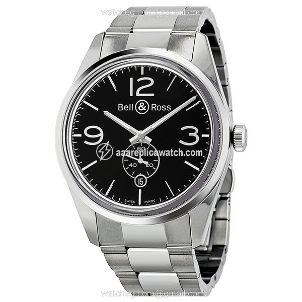 Bell & Ross BRG123-BL-ST/SST Vintage Mens Automatic Stainless Steel watch Bell & Ross BRG123-BL-ST/SST Vintage Mens Automatic Stainless Steel watch