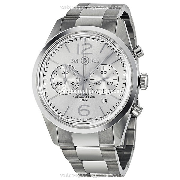 Bell & Ross BRG126-WH-ST/SST Vintage Mens Automatic Stainless Steel watch Bell & Ross BRG126-WH-ST/SST Vintage Mens Automatic Stainless Steel watch