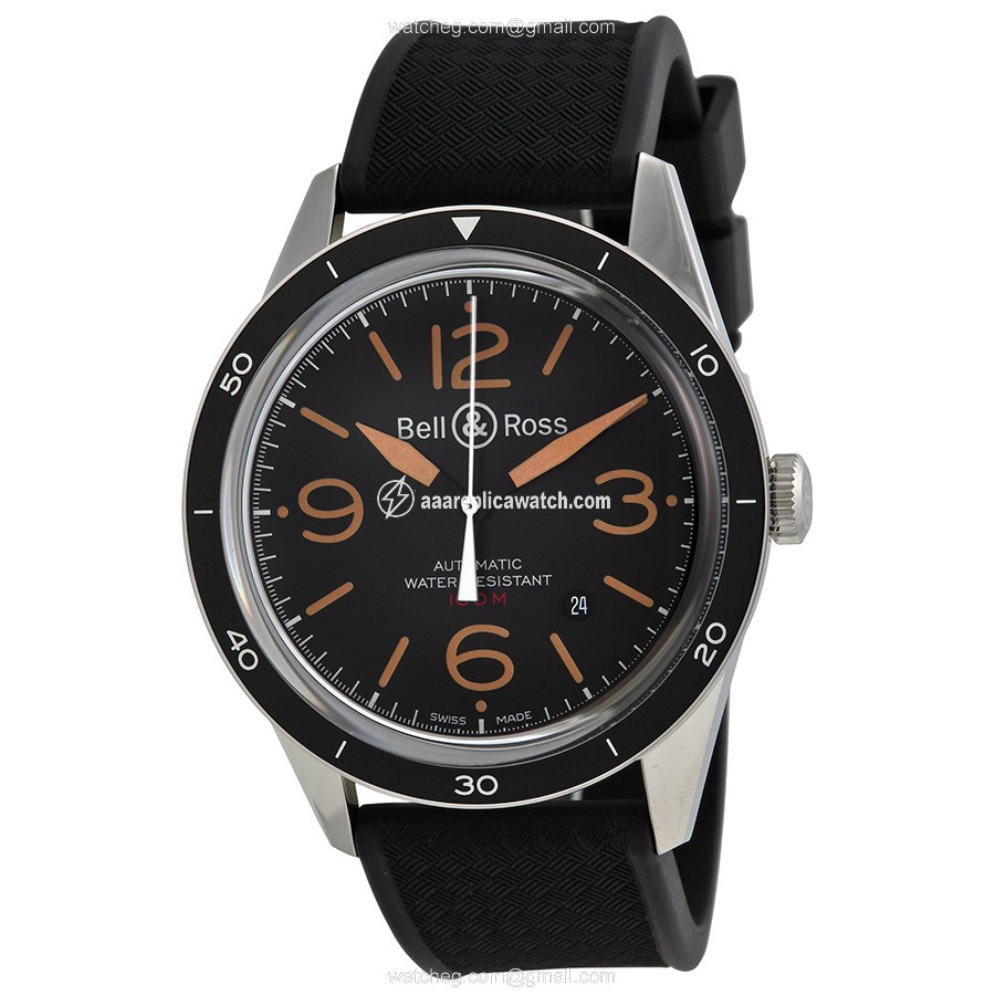 Bell & Ross BRV123-ST-HER/SRB Vintage Mens Automatic Stainless Steel watch Bell & Ross BRV123-ST-HER/SRB Vintage Mens Automatic Stainless Steel watch
