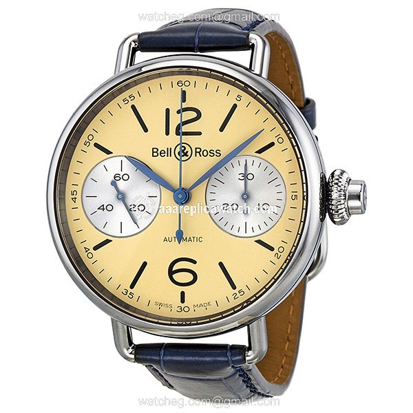 Bell & Ross BRWW1-MONO-IVO/S Vintage Mens Automatic Stainless Steel watch Bell & Ross BRWW1-MONO-IVO/S Vintage Mens Automatic Stainless Steel watch
