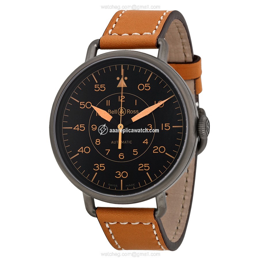 Bell & Ross BRWW192-HER/SCA Vintage Mens Automatic Grey PVD Stainless Steel watch Bell & Ross BRWW192-HER/SCA Vintage Mens Automatic Grey PVD Stainless Steel watch