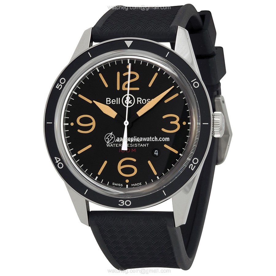 Bell & Ross BR123-HER-SRB Vintage Mens Automatic Stainless Steel watch Bell & Ross BR123-HER-SRB Vintage Mens Automatic Stainless Steel watch