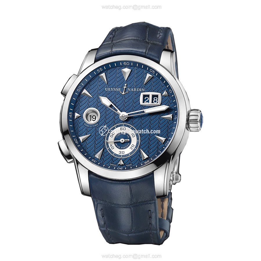 Ulysse Nardin 3343-126LE/93 Dual Time Mens Automatic Stainless Steel watch Ulysse Nardin 3343-126LE/93 Dual Time Mens Automatic Stainless Steel watch