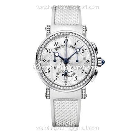 Breguet 8828BB5D586DD00 Marine Ladies Automatic 18 kt White Gold watch Breguet 8828BB5D586DD00 Marine Ladies Automatic 18 kt White Gold watch