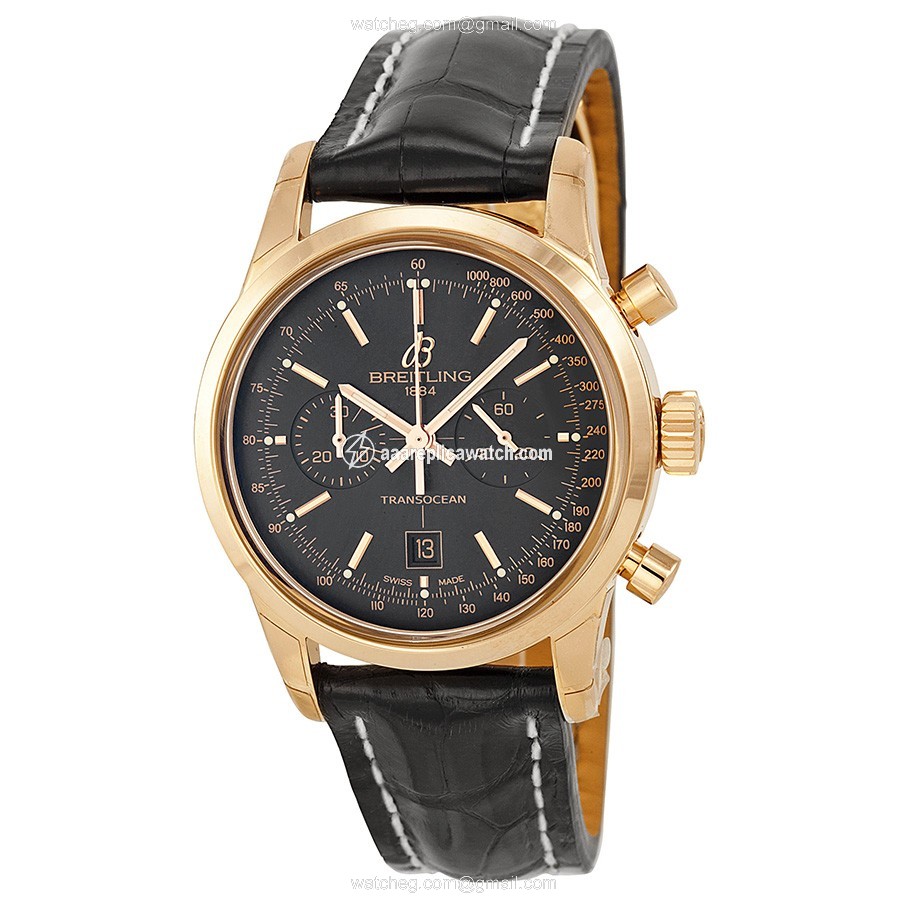 Breitling R4131012/BC07 Transocean Mens Automatic 18kt Rose Gold watch Breitling R4131012/BC07 Transocean Mens Automatic 18kt Rose Gold watch