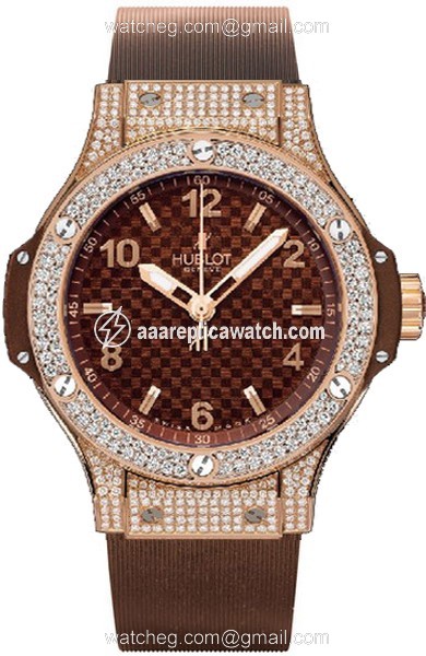 Hublot 361.PC.3380.RC.1704 Big Bang Ladies Quartz 18 kt Rose Gold set with 194 diamonds (0.82 ct) watch Hublot 361.PC.3380.RC.1704 Big Bang Ladies Quartz 18 kt Rose Gold set with 194 diamonds (0.82 ct) watch