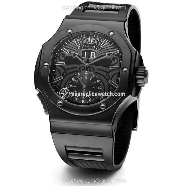 Bvlgari 101906 Mens Automatic Black PVD Stainless Steel watch Bvlgari 101906 Mens Automatic Black PVD Stainless Steel watch