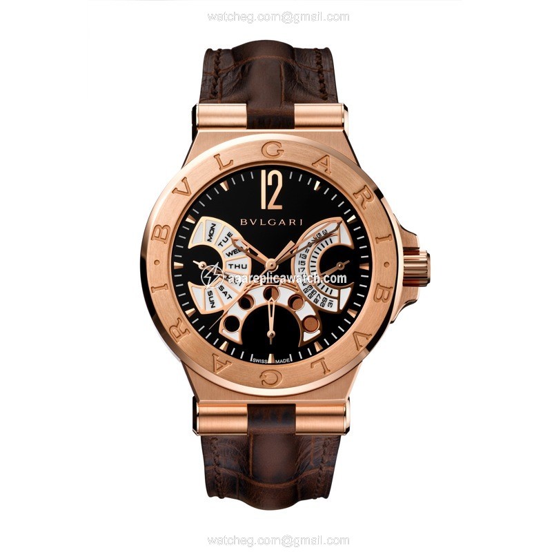 Bvlgari 102026 Mens Automatic 18 Carat Pink Gold watch Bvlgari 102026 Mens Automatic 18 Carat Pink Gold watch