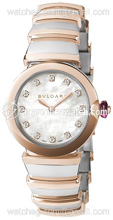 Bvlgari 102194 Ladies Quartz Stainless Steel & 18k Pink Gold watch Bvlgari 102194 Ladies Quartz Stainless Steel & 18k Pink Gold watch