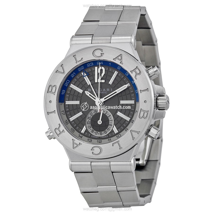 Bvlgari DG40C14SSDGMT Diagono Mens Automatic Stainless Steel watch Bvlgari DG40C14SSDGMT Diagono Mens Automatic Stainless Steel watch
