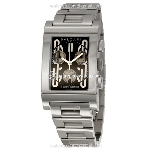 Bvlgari RTC49BSSD Rettangolo Mens Quartz Stainless Steel watch Bvlgari RTC49BSSD Rettangolo Mens Quartz Stainless Steel watch