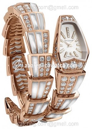 Bvlgari 102124 Serpenti Jewellery Ladies Quartz 18k Pink Gold watch Bvlgari 102124 Serpenti Jewellery Ladies Quartz 18k Pink Gold watch