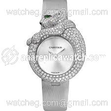 Cartier HPI00341 Bestiaire Ladies Quartz 18 Carat White Gold Set with Diamonds watch Cartier HPI00341 Bestiaire Ladies Quartz 18 Carat White Gold Set with Diamonds watch